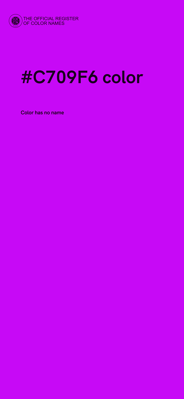 #C709F6 color image