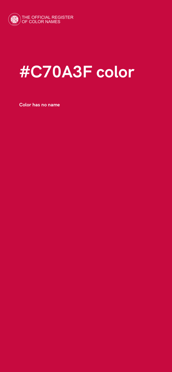 #C70A3F color image