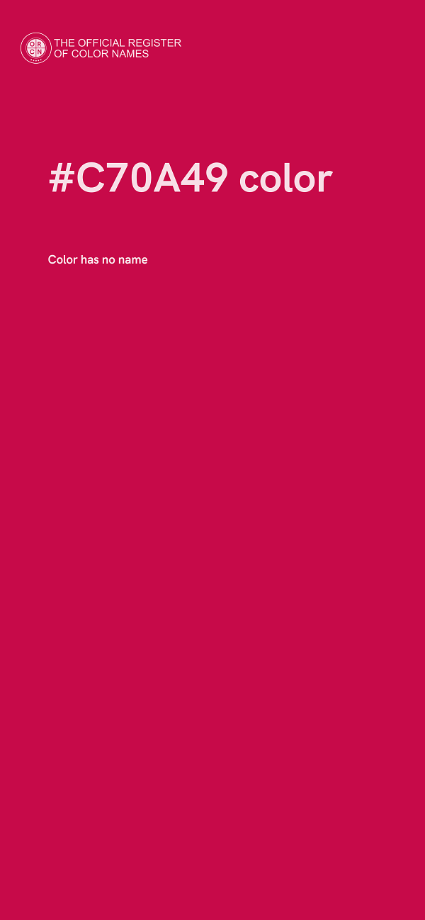 #C70A49 color image