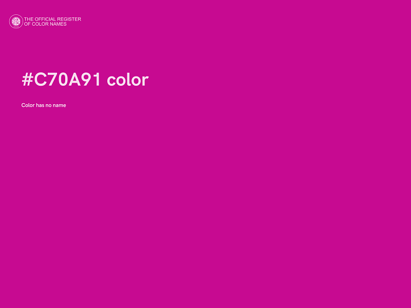 #C70A91 color image