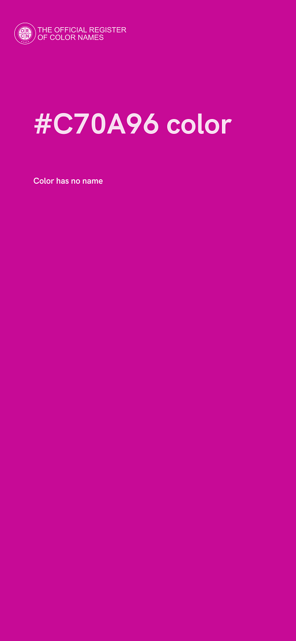#C70A96 color image
