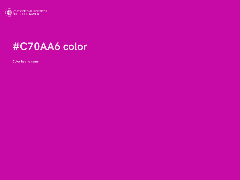#C70AA6 color image