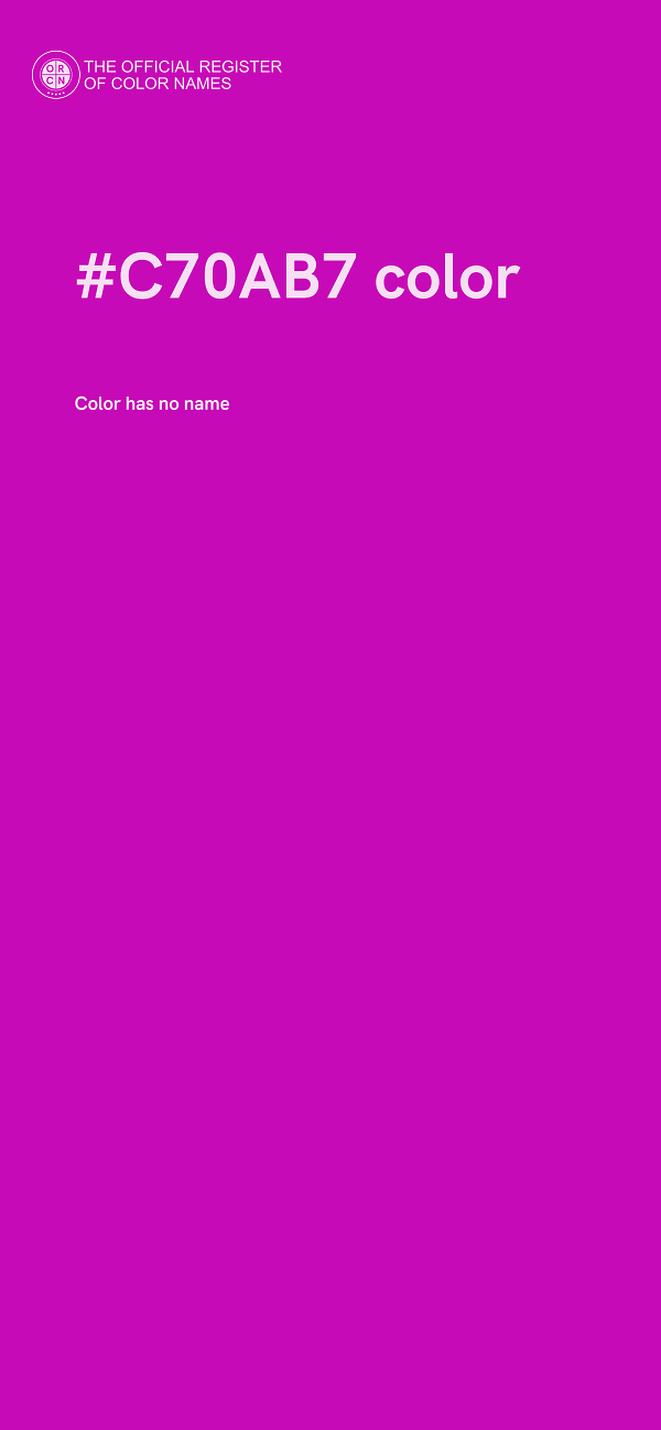 #C70AB7 color image