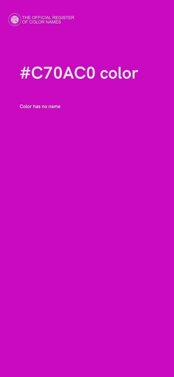 #C70AC0 color image