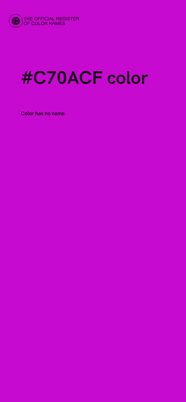 #C70ACF color image
