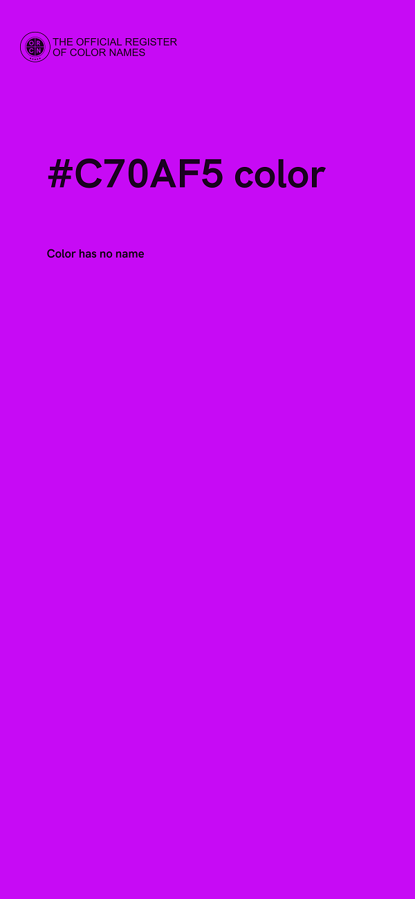 #C70AF5 color image