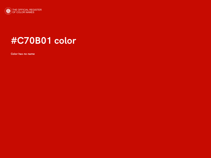 #C70B01 color image