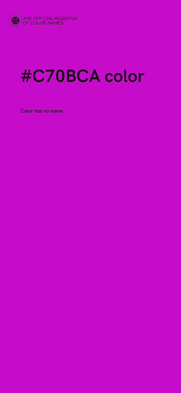 #C70BCA color image