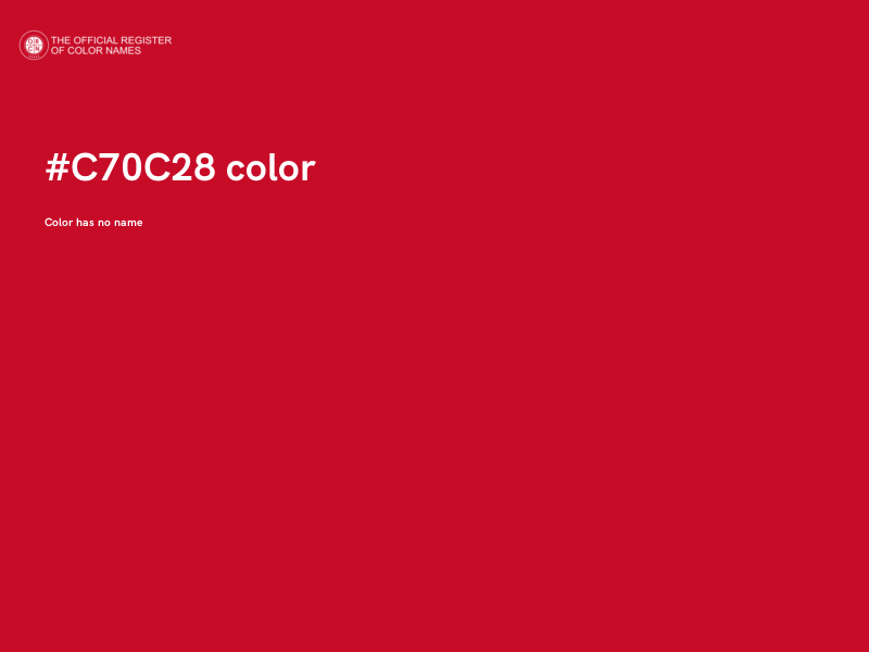 #C70C28 color image