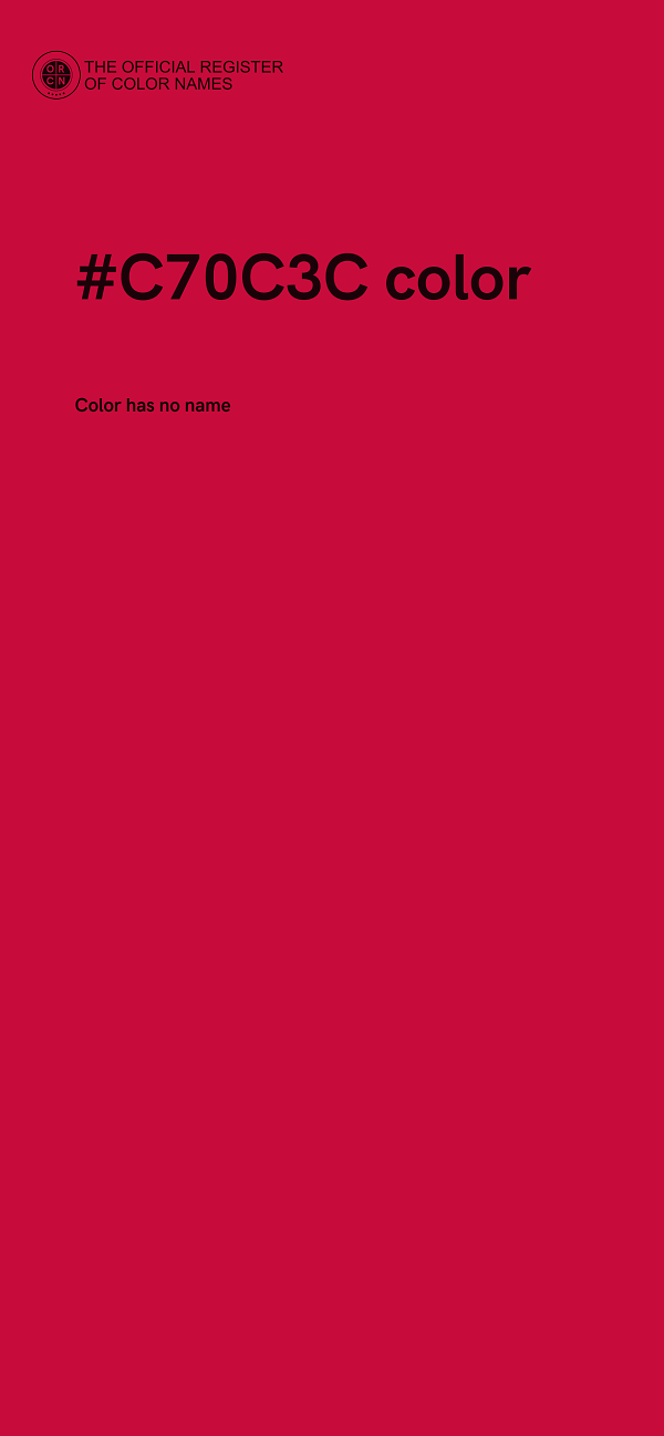 #C70C3C color image