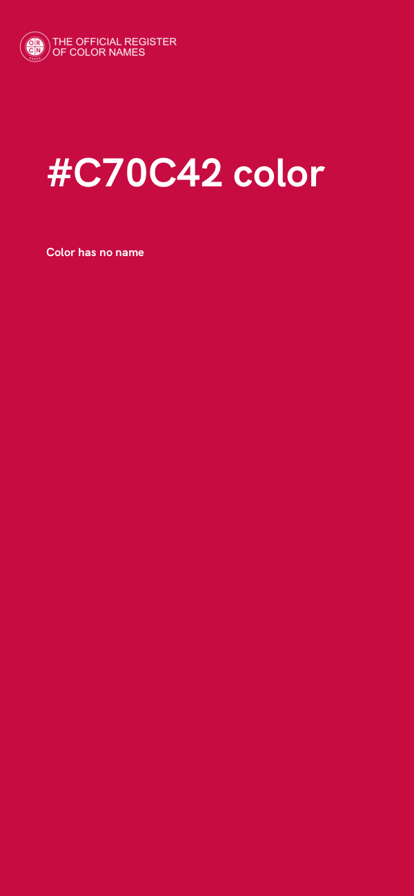 #C70C42 color image