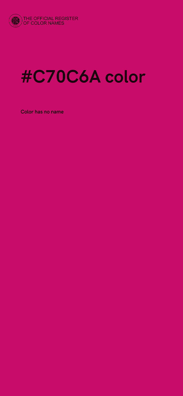 #C70C6A color image