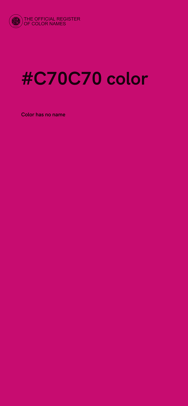 #C70C70 color image