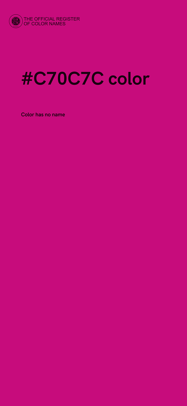 #C70C7C color image