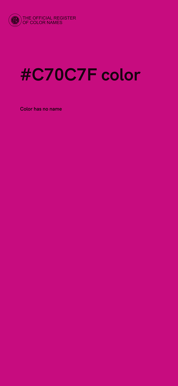 #C70C7F color image