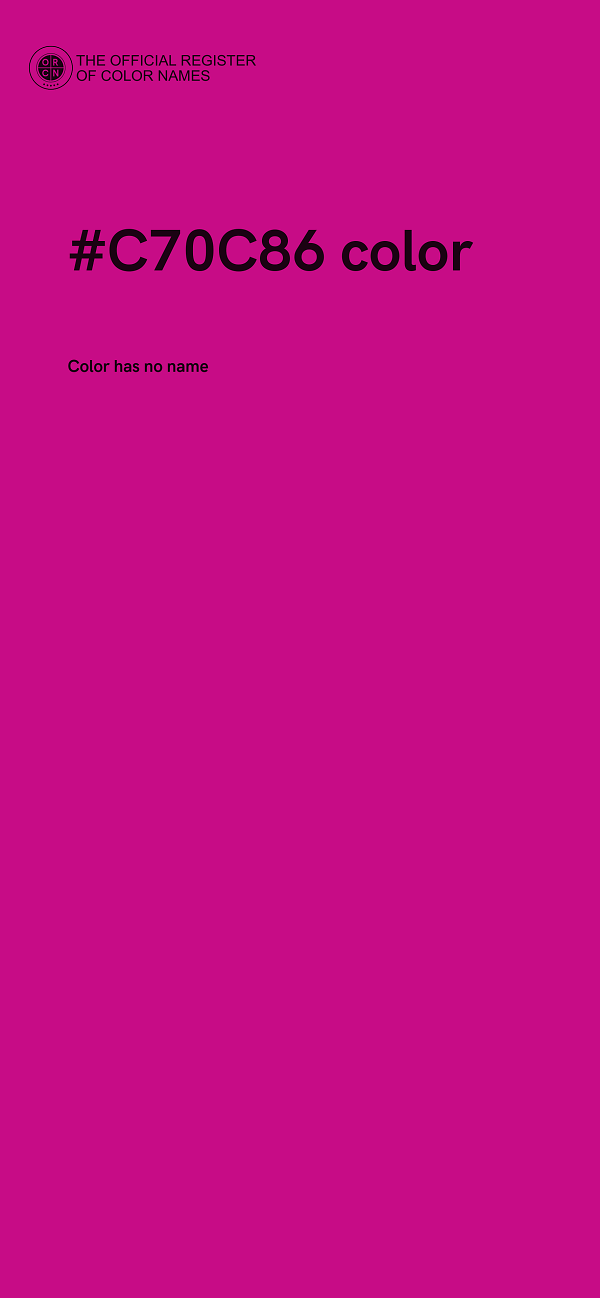 #C70C86 color image