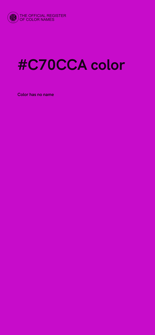 #C70CCA color image