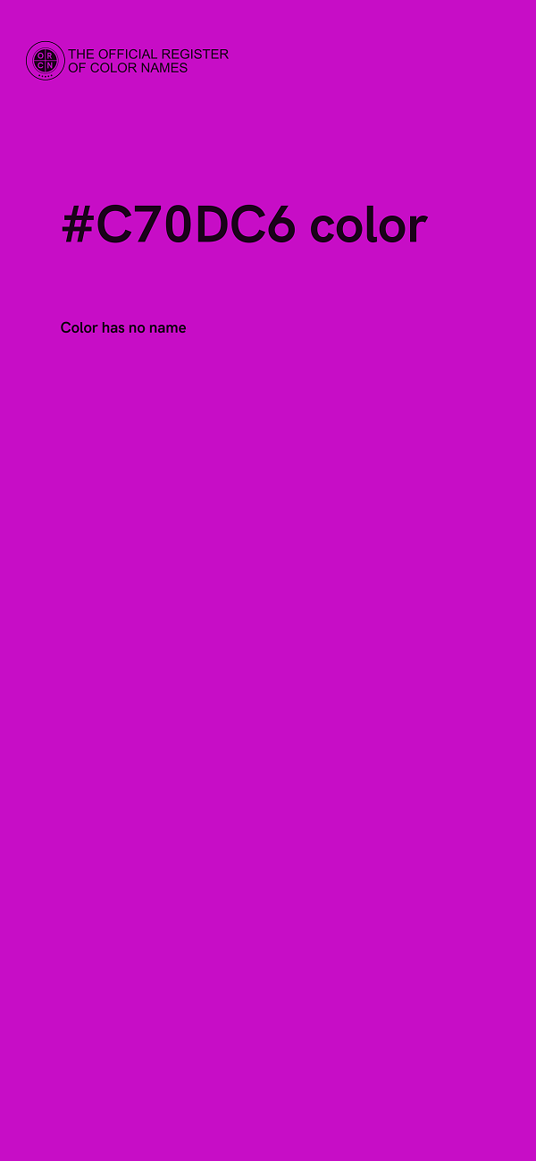 #C70DC6 color image