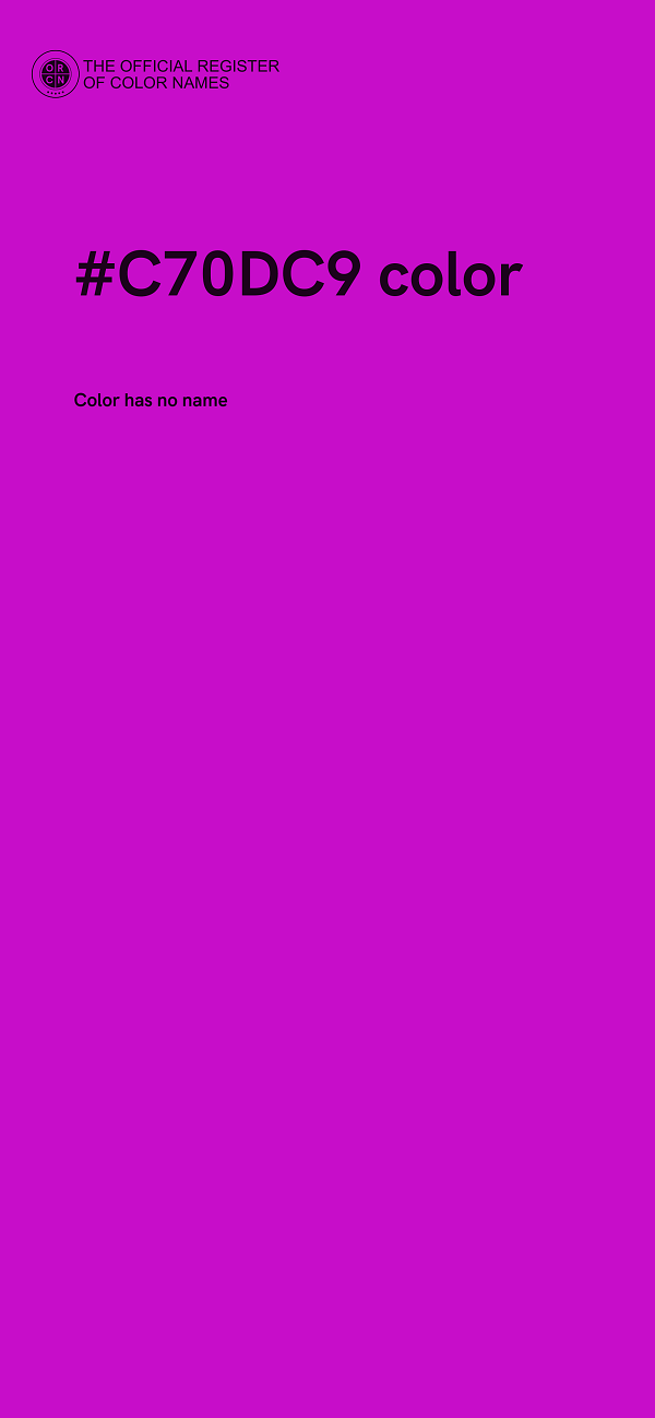 #C70DC9 color image