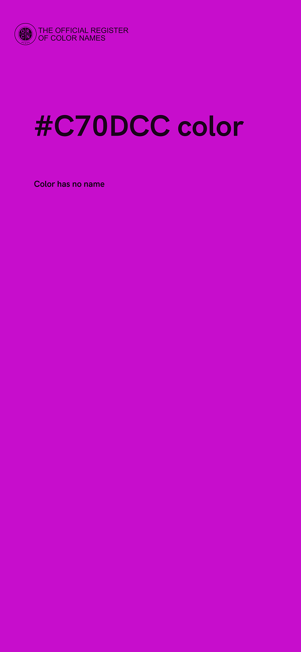 #C70DCC color image