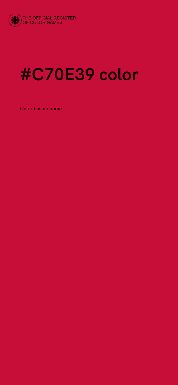 #C70E39 color image