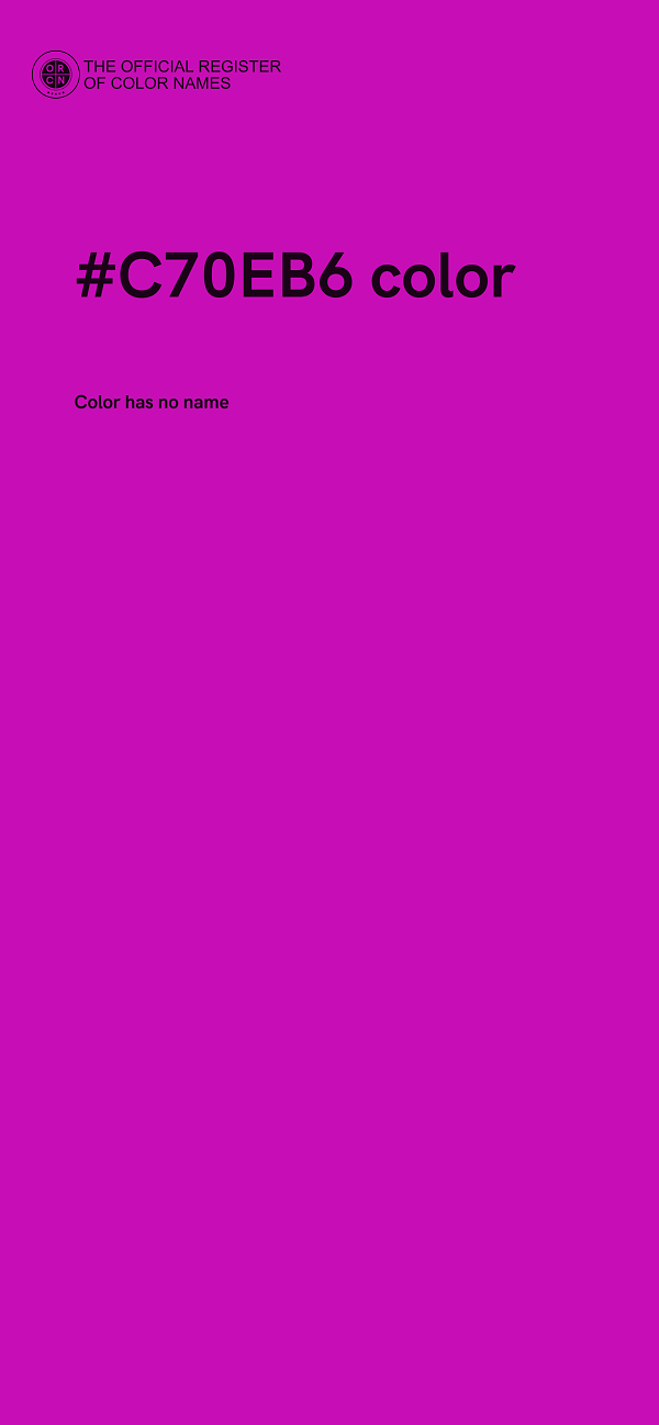 #C70EB6 color image
