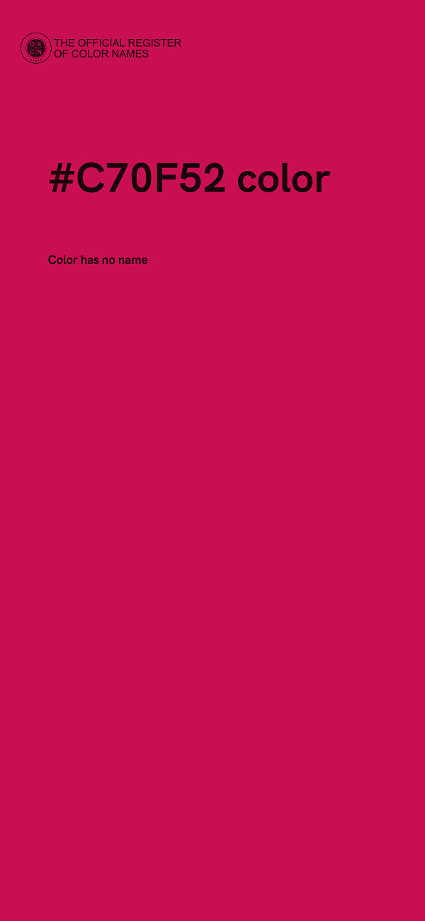#C70F52 color image