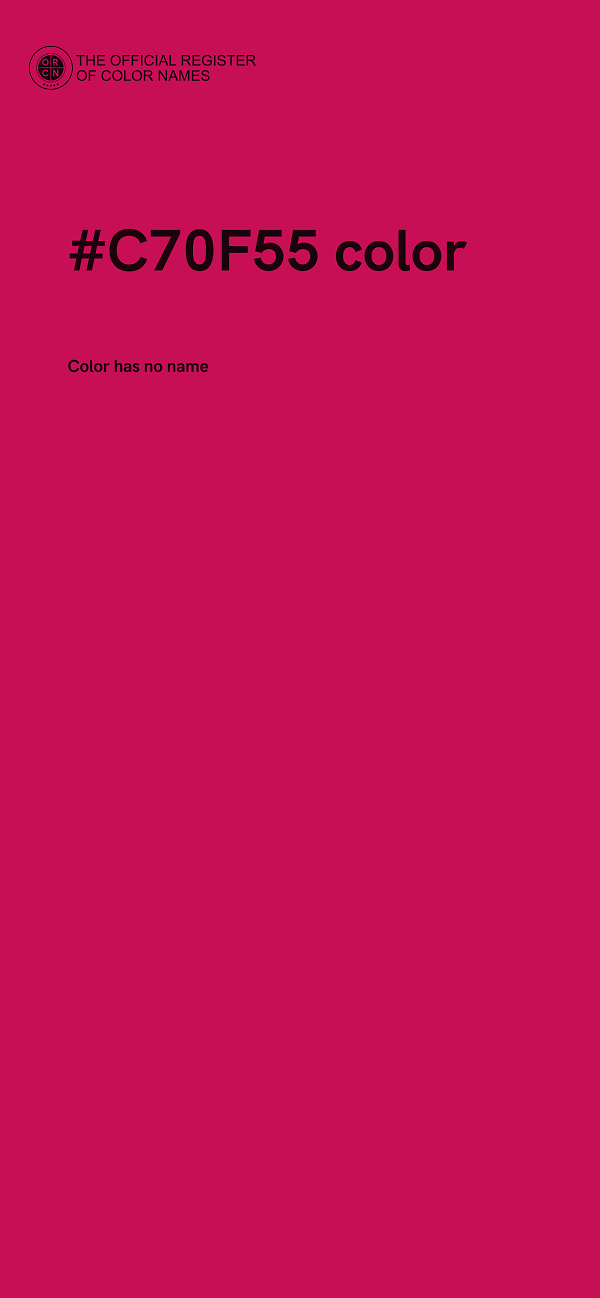#C70F55 color image