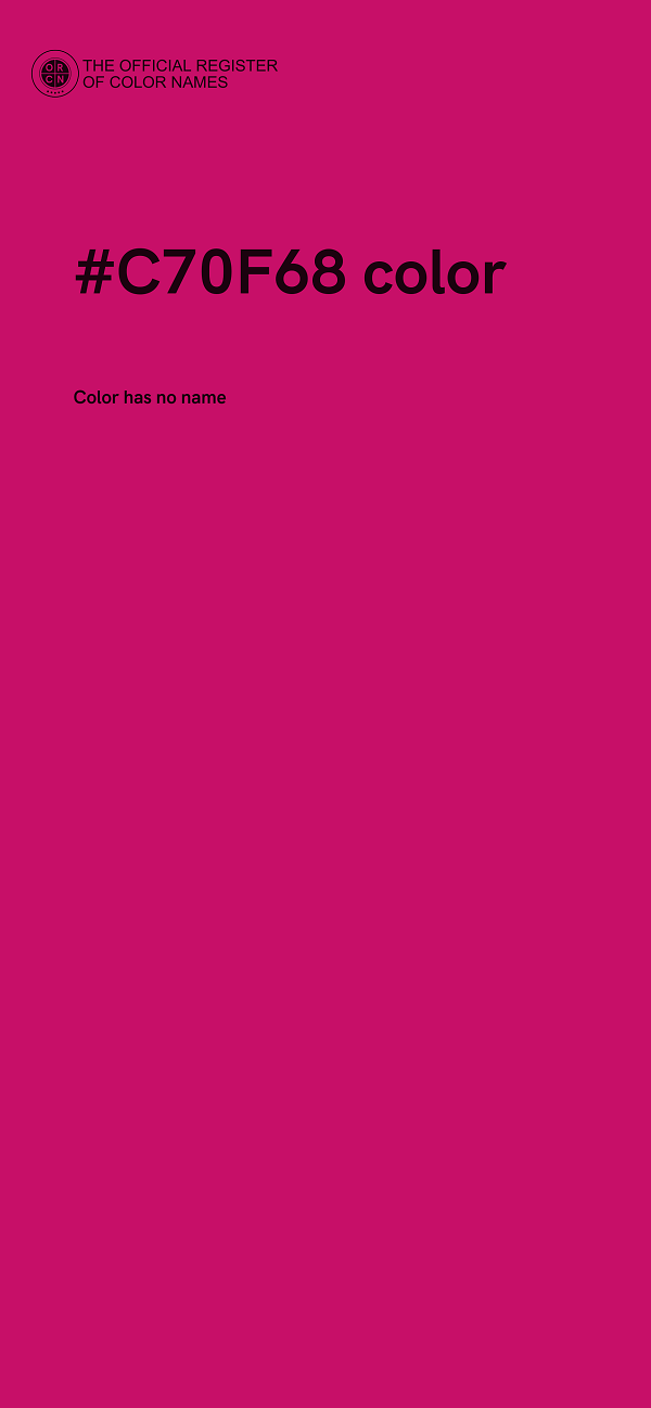 #C70F68 color image