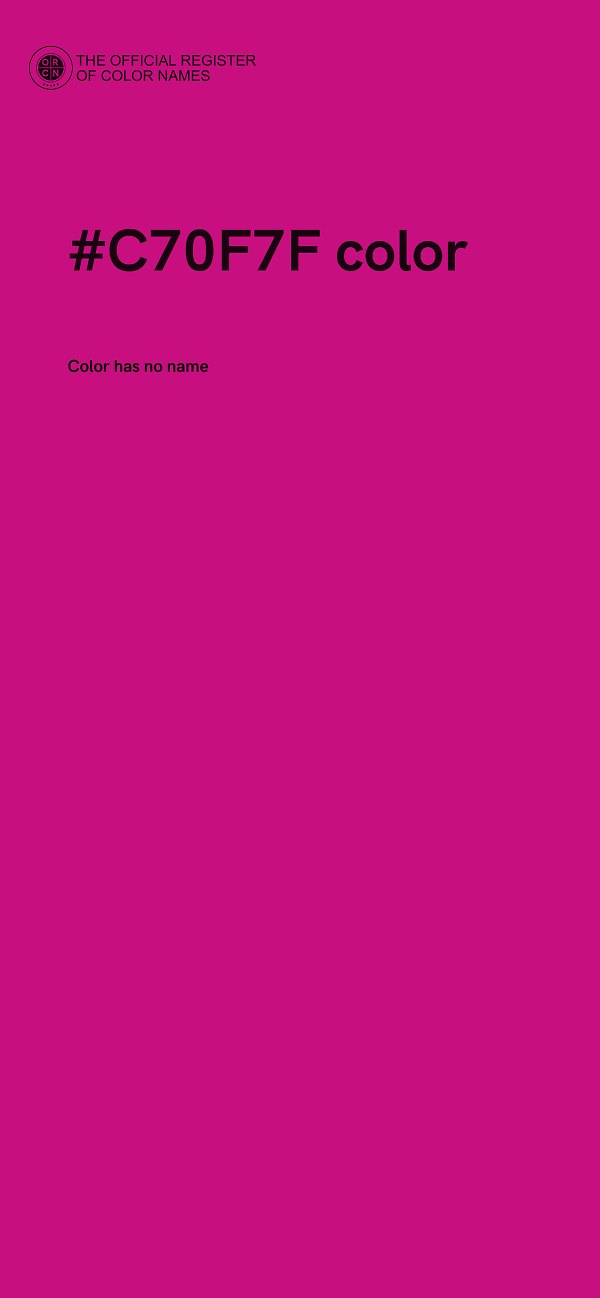 #C70F7F color image