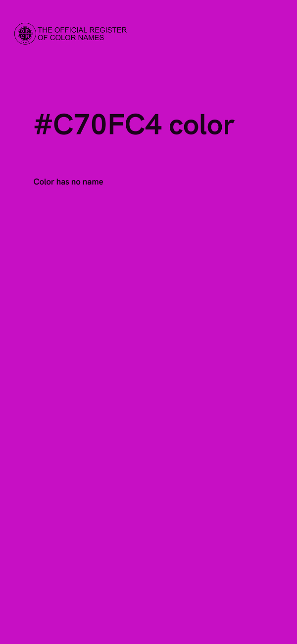 #C70FC4 color image