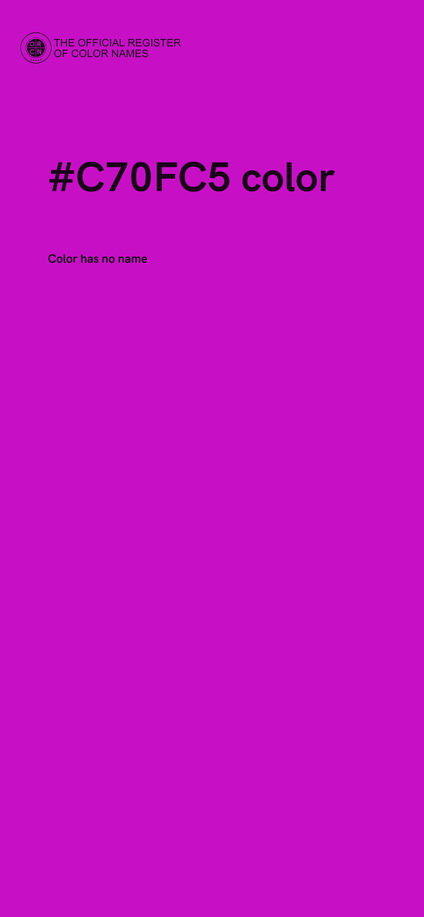 #C70FC5 color image