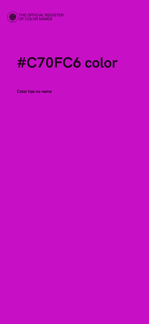 #C70FC6 color image