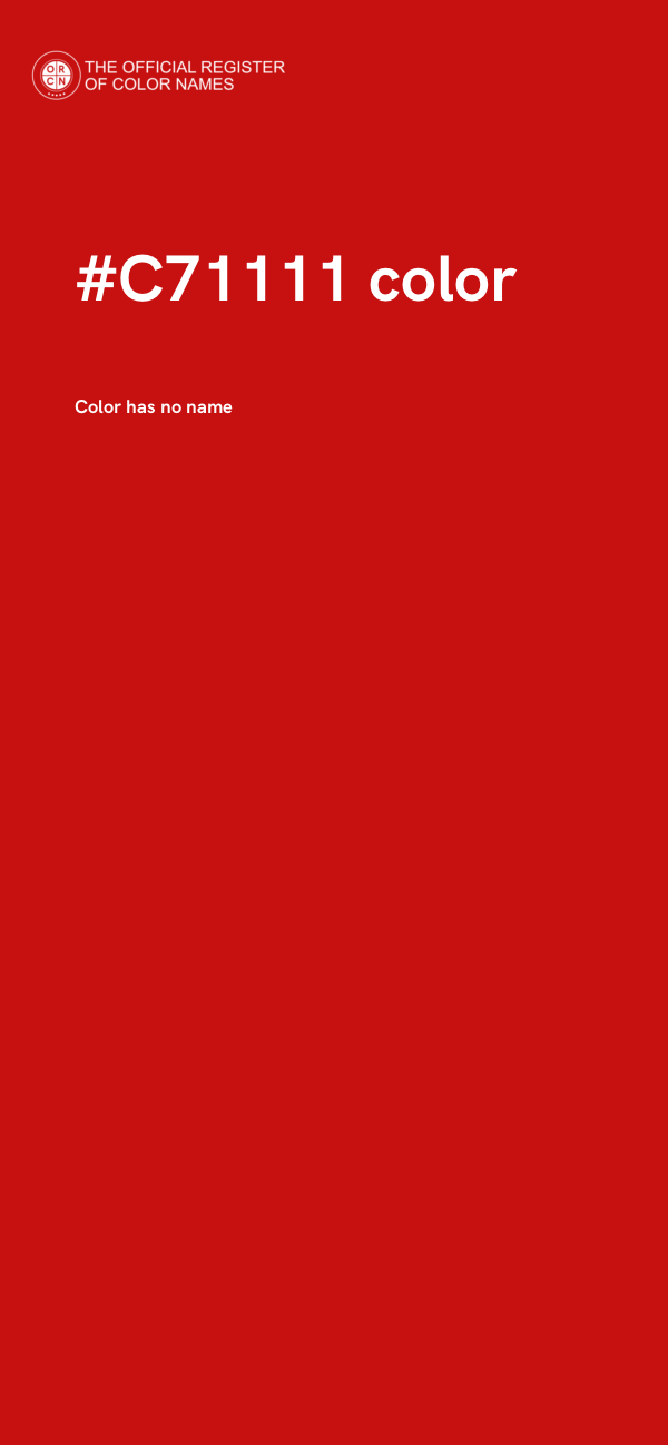 #C71111 color image