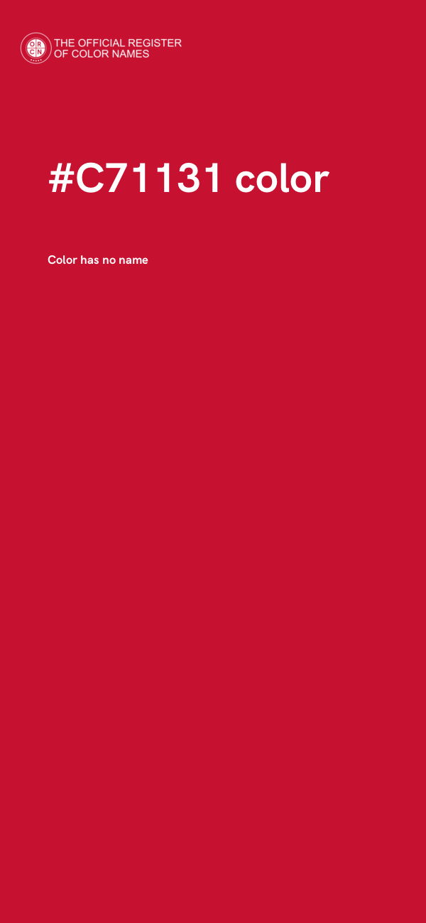 #C71131 color image