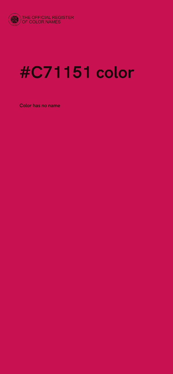 #C71151 color image