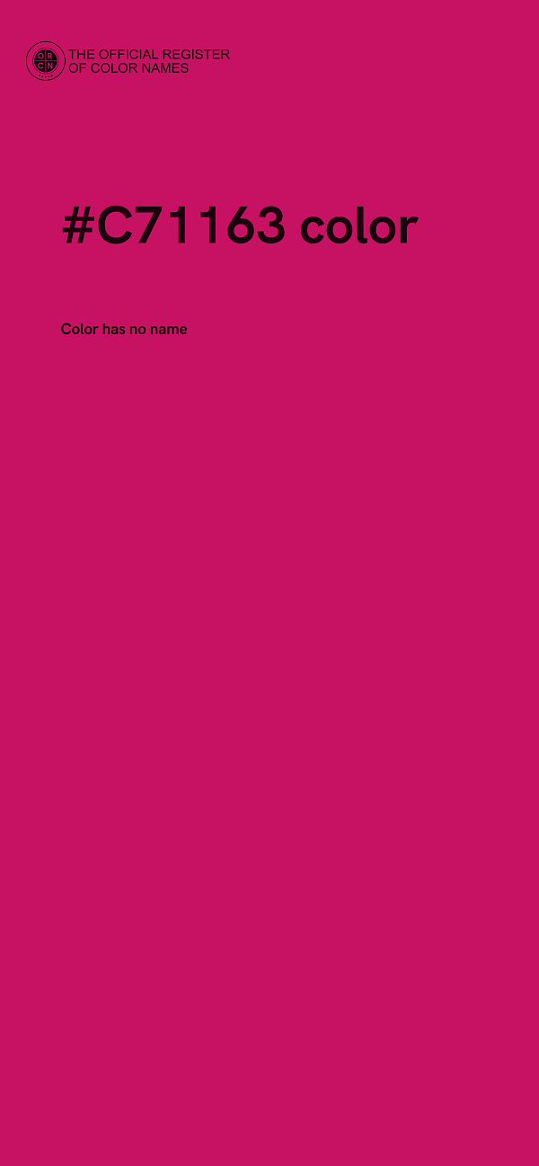 #C71163 color image