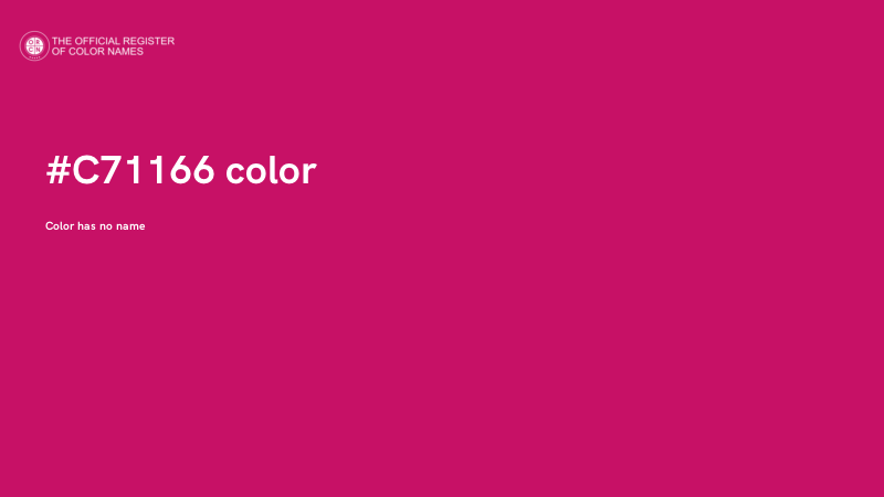 #C71166 color image