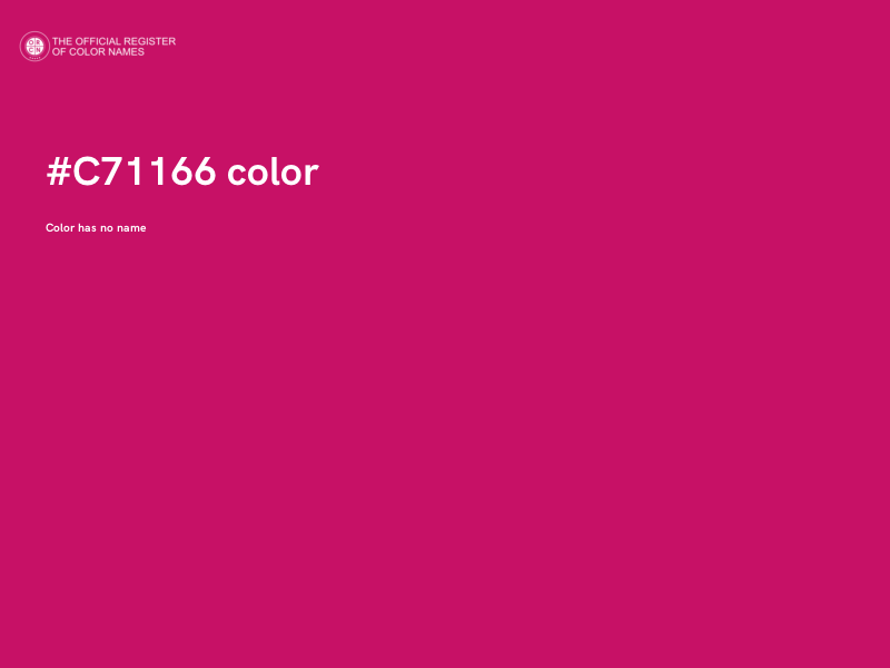 #C71166 color image