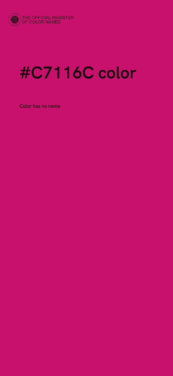 #C7116C color image