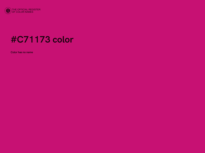 #C71173 color image