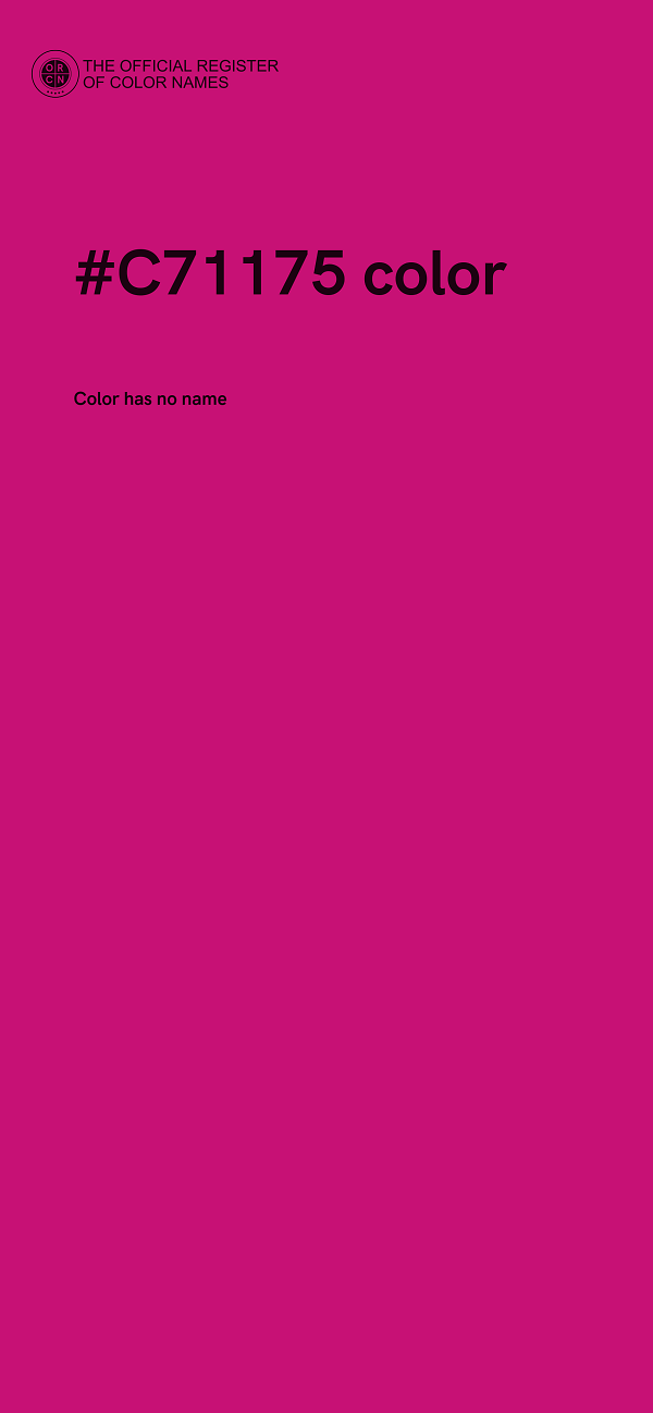 #C71175 color image