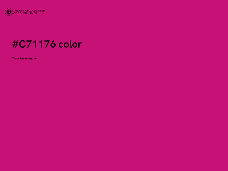 #C71176 color image