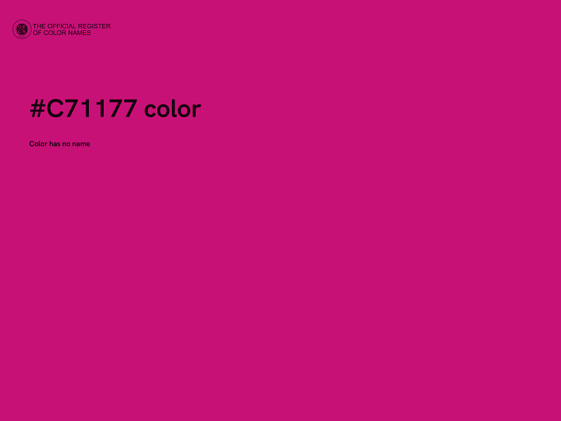 #C71177 color image