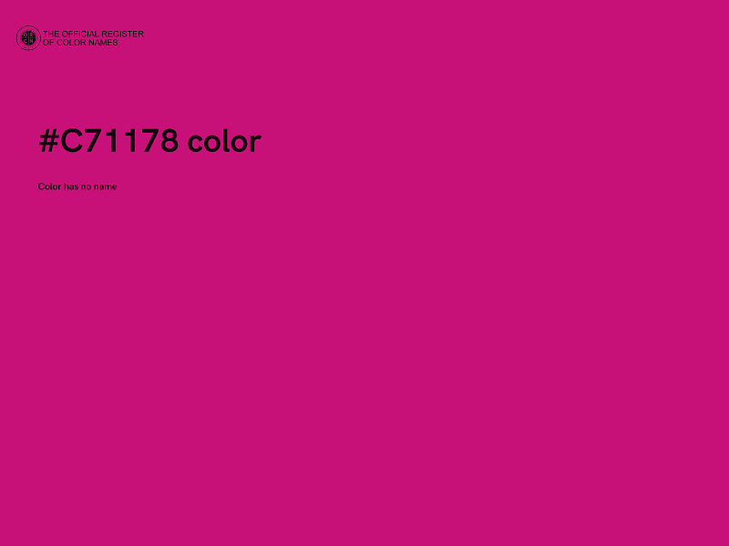 #C71178 color image