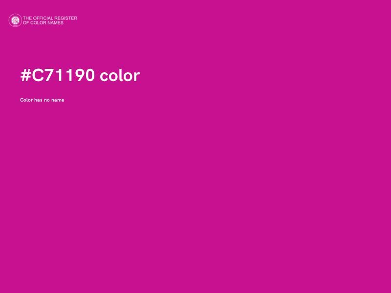#C71190 color image