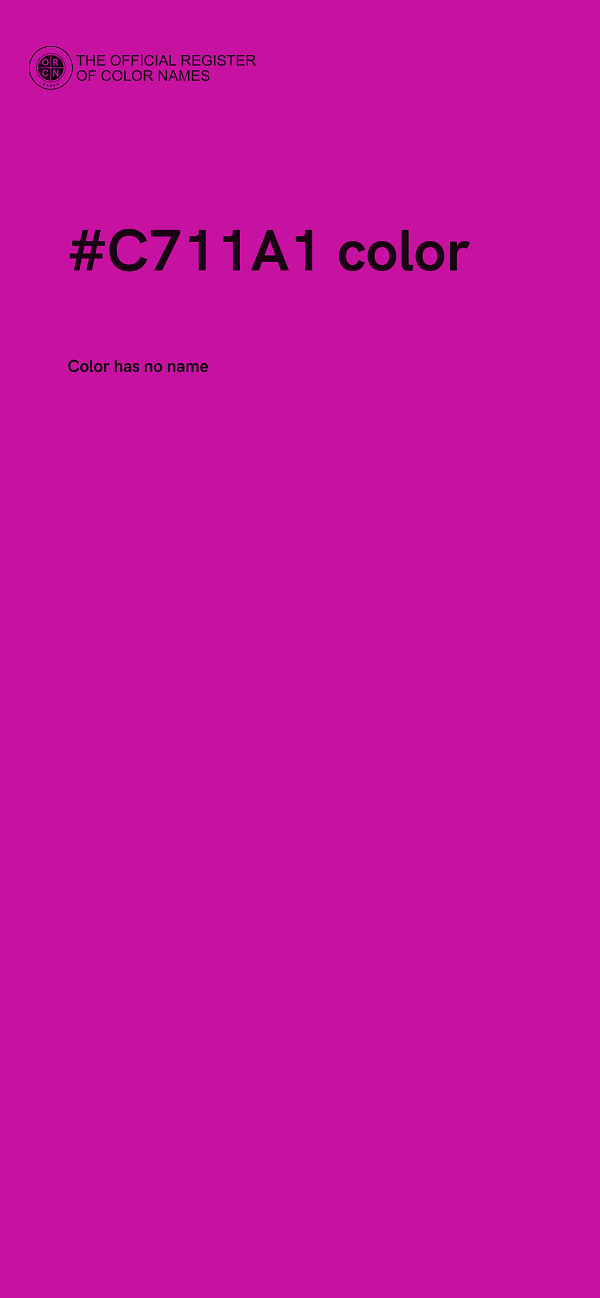 #C711A1 color image