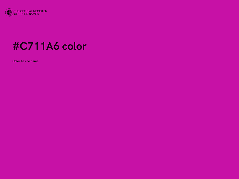 #C711A6 color image