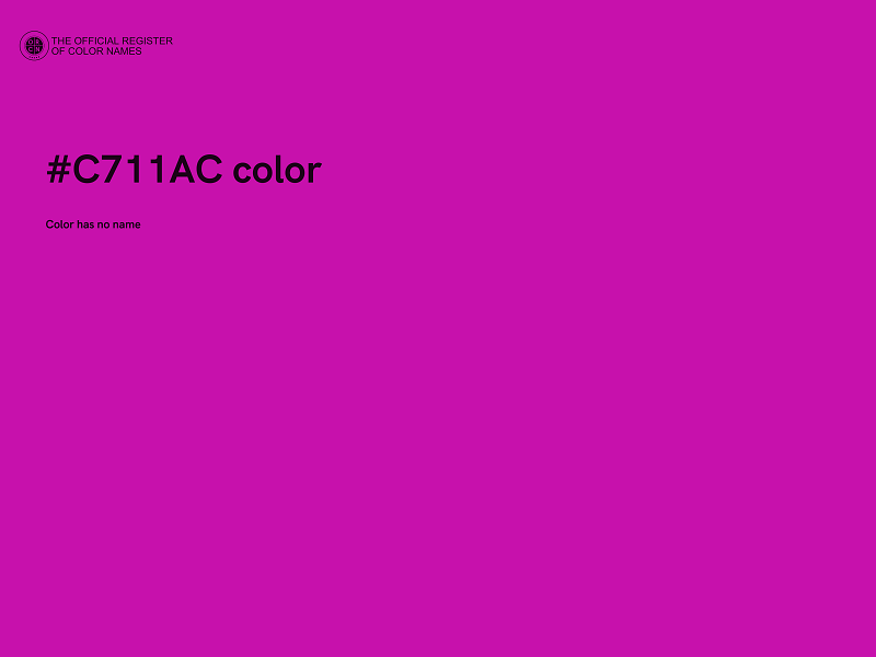 #C711AC color image