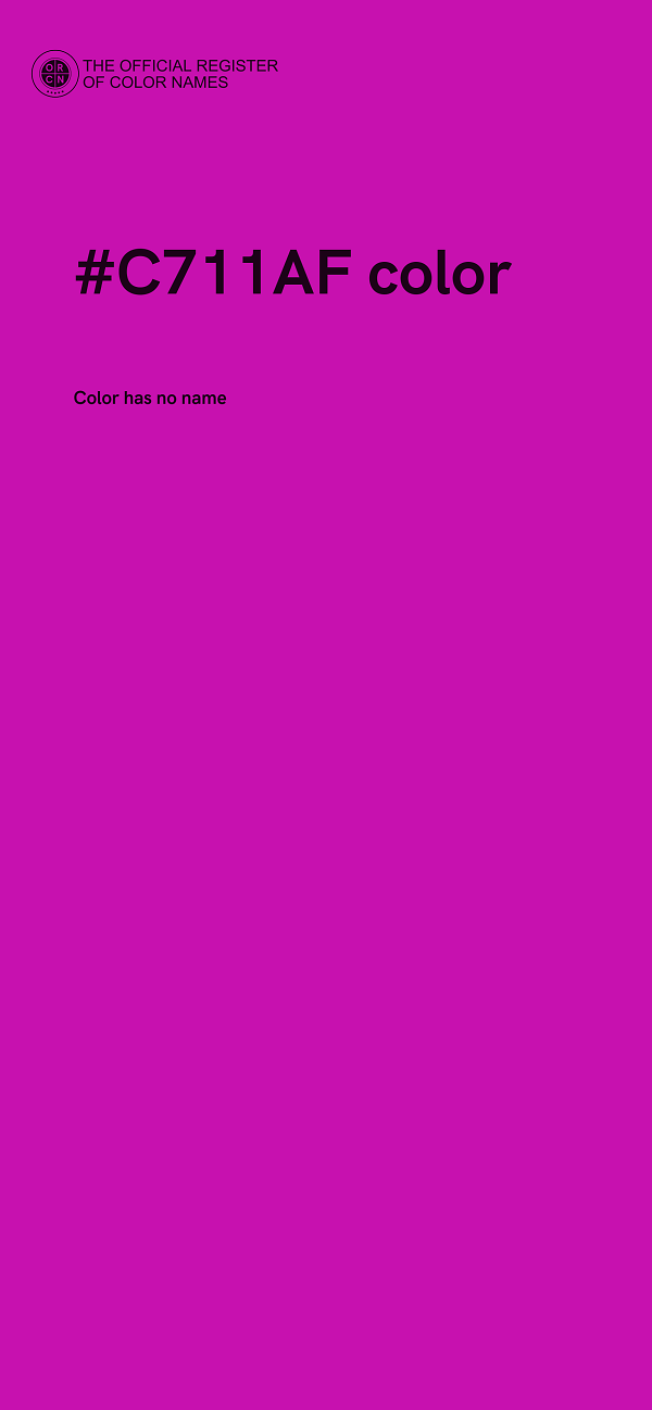 #C711AF color image